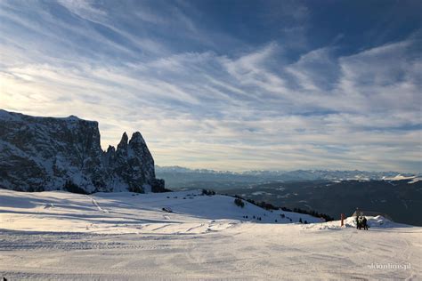Seiser Alm Alpe Di Siusi Grudzień 2019