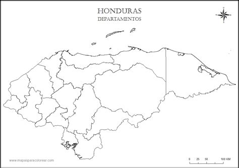 Mapa De Honduras Para Colorear Mapa De Honduras My Xxx Hot Girl