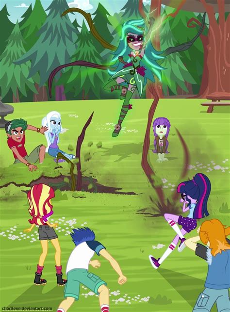 Equestria Girls Legend Of Everfree Sci Twi Timber Spruce © Charlie Xe