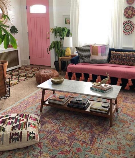 Pin by bohoasis on Boho Decor | Colourful living room decor, Colourful living room, Vintage ...