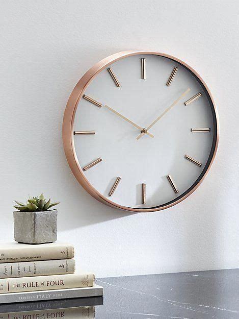Our Modern Copper Wall Clock Stays Current With Its Warmth Metallic