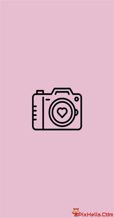 Camera Pink Icon Aesthetic Wallpapers Free Download Logo Instagram