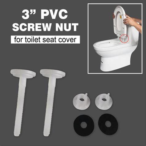 3inch Pvc Screw Nut For Bathroom Toilet Seat Cover