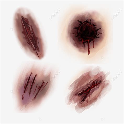 Realistic Wound Hd Transparent Realistic Skin Surface Of Wound Wound