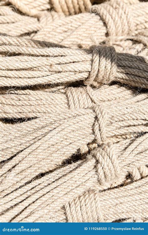Closeup Of Ropes Ropes Background Stock Photo Image Of Bright Line