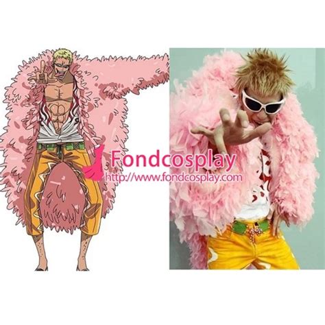 Buy One Piece Donquixote Doflamingo Jacket Coat Gown