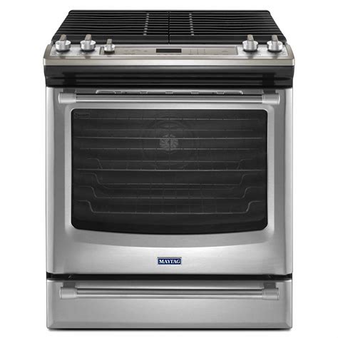 Maytag Mgs8880ds 58 Cu Ft Slide In Gas Range Stainless Steel