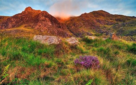 Snowdon Mountain Landscape Wallpaper Hd Free Download Landscape