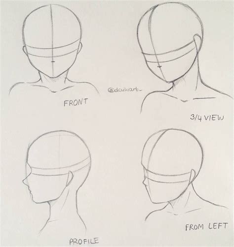 How To Draw Different Head Poses Maybe This Tutorial Helps