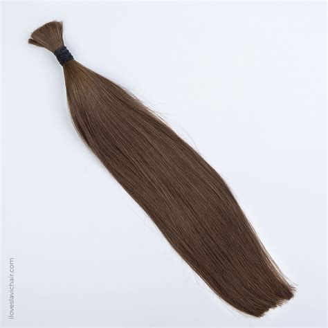 Light Brown 4 Russian Bulk Hair 18 28