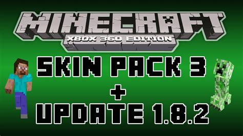 Minecraft Xbox 360 Edition New Skin Pack 3 And Update 182 News Youtube