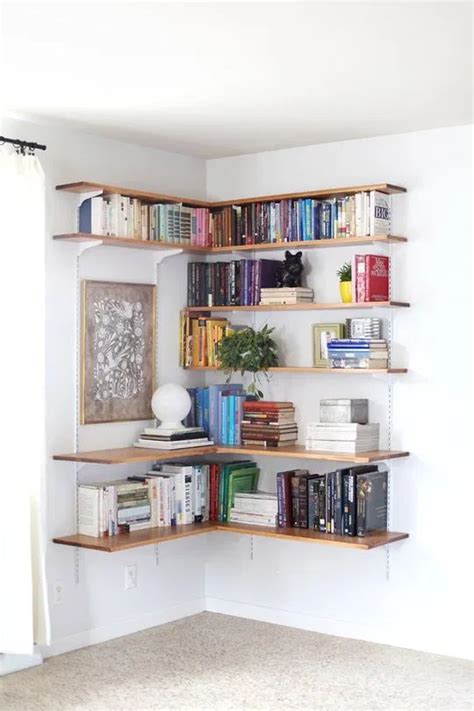 33 Brilliant Apartment Organization Ideas To Share Corner Shelf