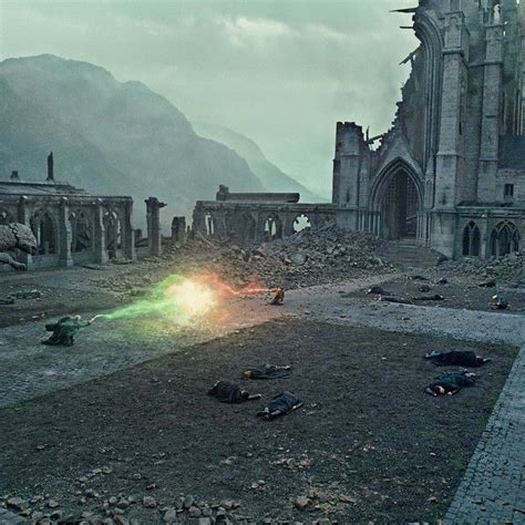 For The Final Battle And Destruction Of Hogwarts In Harry Potter And