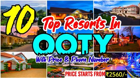 Top Resorts In Ooty Resorts In Ooty Places To Visit In Ooty