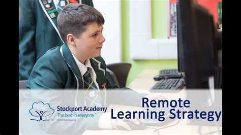 Remote Learning Strategy Stockport Academy Youtube