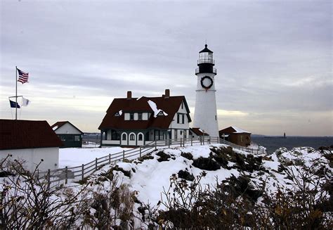 Northeast Coast Of Us Maine Portland Portland Head Lighthouse
