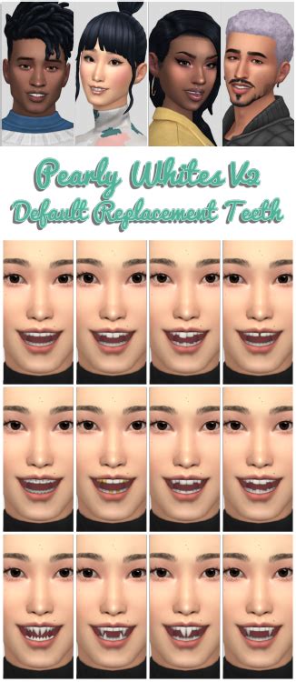 Sims 4 Maxis Match Teeth