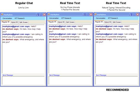 Demo Of Real Time Text Senders Typing Is Streamed In Real Time Over