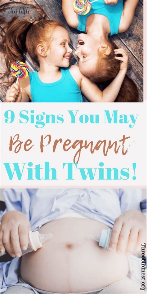 are you pregnant with twins 9 early signs you re pregnant with twins this little nest