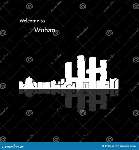 Wuhan China City Silhouette Stock Illustration Illustration Of Outline Contour 299066749