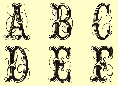 8 Best Images Of Large Printable Fonts Free Free Vintage