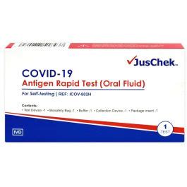 Juschek Covid Antigen Rapid Test Oral Fluid Chemistworks Pharmacy