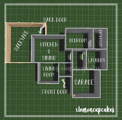 Floor Plan Bloxburg Layout 2 Story