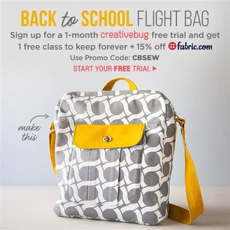 Make This Back To School Flight Bag The Steady Hand Bags Sewing