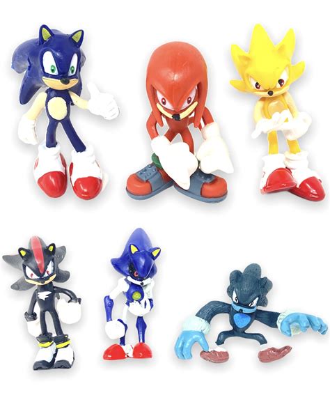 Buy Sonic Figure Set 6 Pack 3 Inch Action Figures Characters