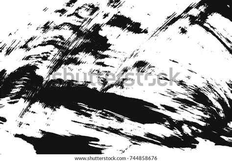 Grunge Paint Texture Overlay Distress Black Stock Vector Royalty Free