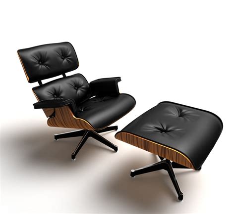 Eames Lounge Chair 3d Cad Model Library Grabcad
