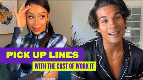Liza Koshy And Drew Ray Tanner Try Cheesy Pickup Lines On Each Other Work It Netflix Youtube