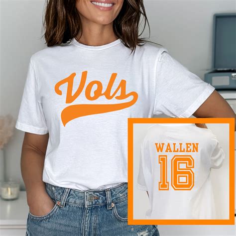 Tennessee Vols Wallen Shirt Morgan Wallen Inspired Vols Shirt