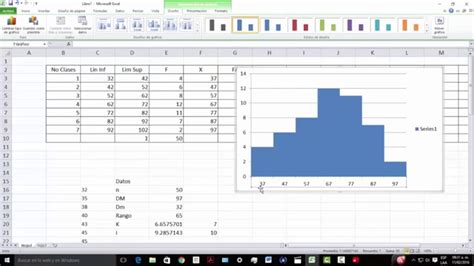 Como Hacer Un Histograma En Excel Youtube