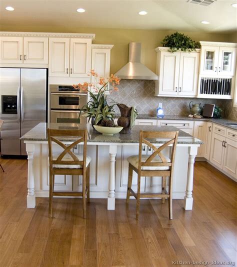 The popularity of stainless steel appliances over the last decade has turned white appliances into white elephants. Pictures of Kitchens - Traditional - Off-White Antique ...