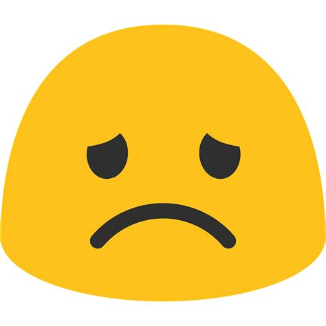 Disappointed Face Emoji Clipart Free Download Transparent Png Creazilla