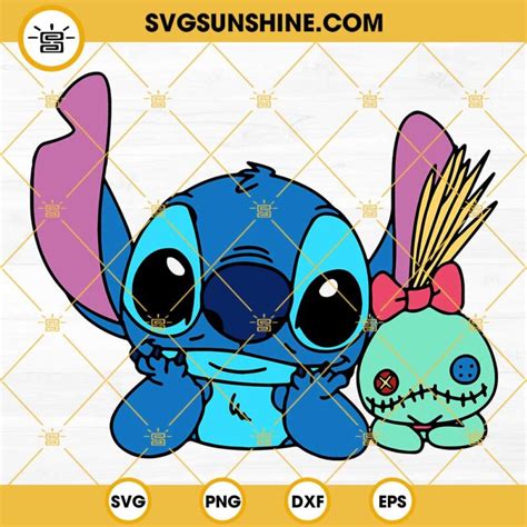 Stitch SVG PNG DXF EPS Scrump Lilo And Stitch SVG Cricut Silhouette