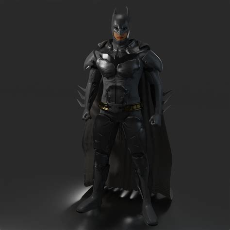 Artstation Batman 3d Model Blender Dark Knight