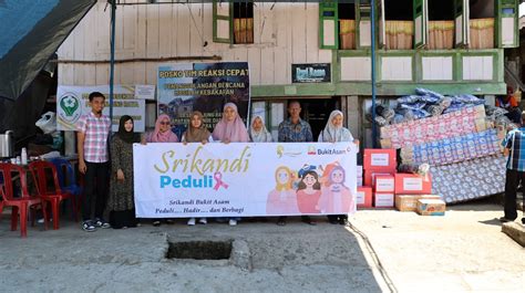 Srikandi Bukit Asam Salurkan Bantuan Untuk Korban Kebakaran Di Desa Tanjung Raya Gali Kabar