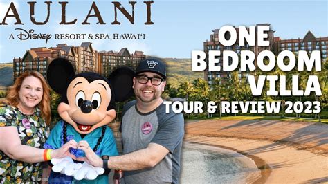 Disneys Aulani 1 Bedroom Villa 2023 Full Tour And Review Youtube