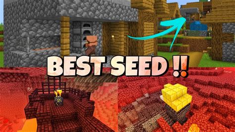 Best Speedrun Seed For Bedrock 1 19 20 Minecraft Seeds 1 19 The Wild Update Survival Seed