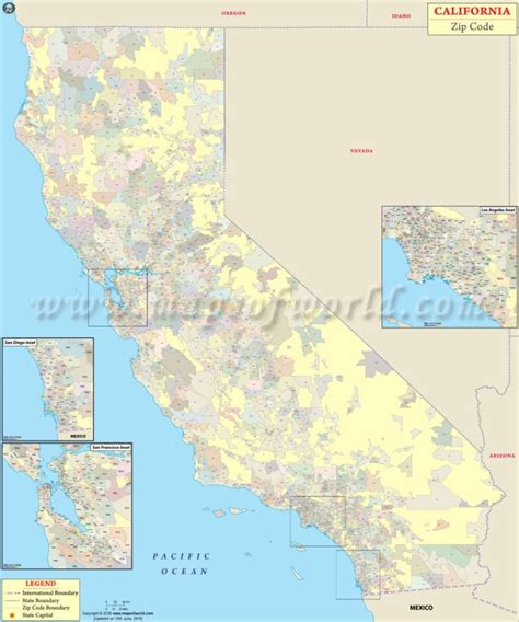 Vista California Zip Code Map Srly
