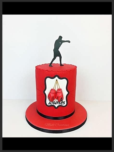 Boxing Cake Birthday Cake Topper Printable Boxing Gloves Cake Easy Cake Decorating