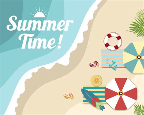 Beautiful Summer Banner And Poster Card 566667 Vector Art At Vecteezy