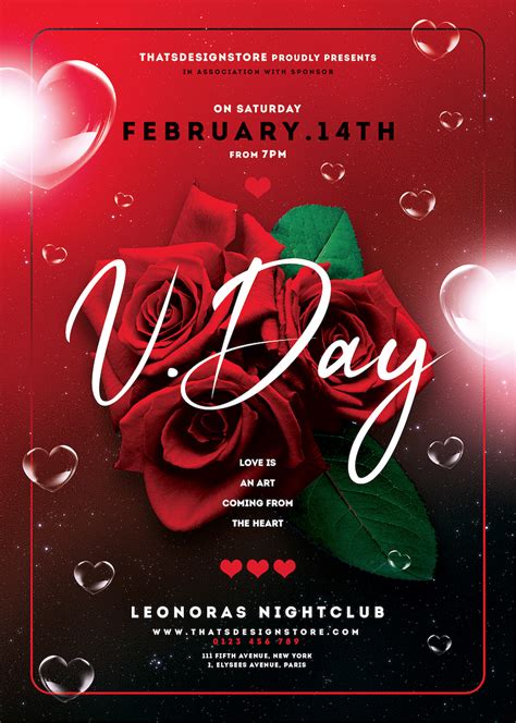 Free Valentines Day Flyer Templates