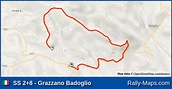 SS 2+8 - Grazzano Badoglio stage map | Rally del Grignolino 1983 🌍 ...