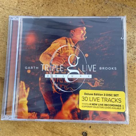 Triple Live Deluxe Garth Brooks Audio Cd Country 854206001862 Discs 3