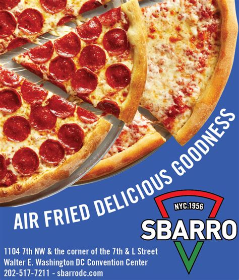 Sbarro Pizza And Pasta Washington Dc