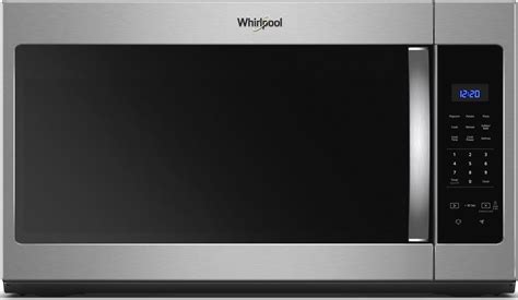 Whirlpool 1 7 Cu Ft Stainless Steel Over The Range Microwave Grand