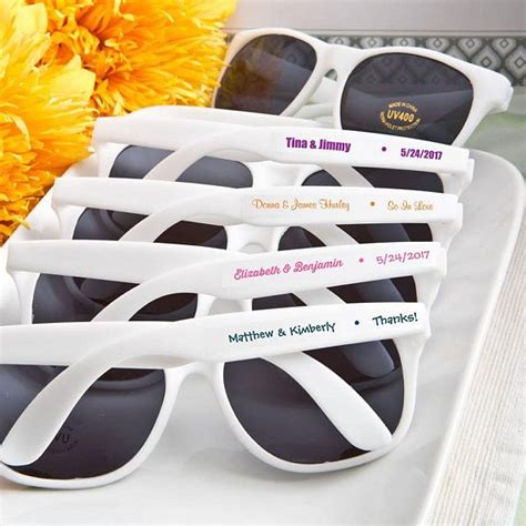 Personalized Wedding Sunglasses Pack Of 40 Summer Party Etsy Sunglasses Favors Personalized